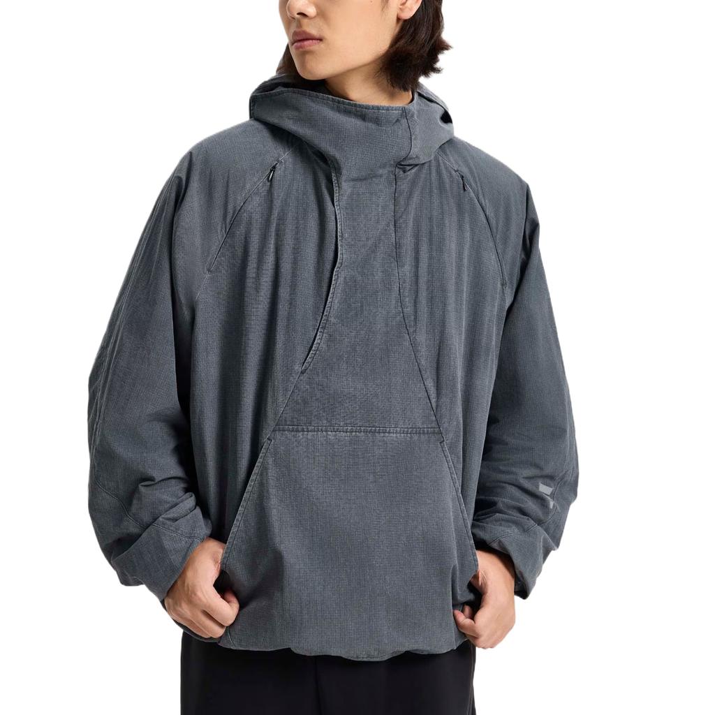 Adidas Fos Woven Solid Color Hooded Long Sleeve Pullover Jacket Men jackets KG0733