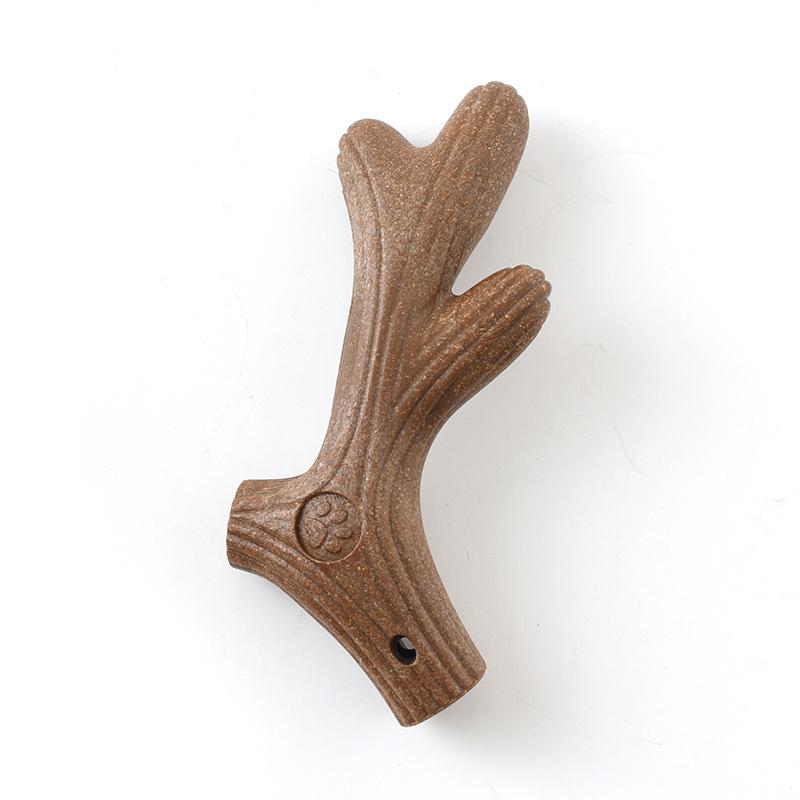 Pet New Teeth Grinding Toy Bone Imitation Bamboo Deer Antler Dog Interactive Toy