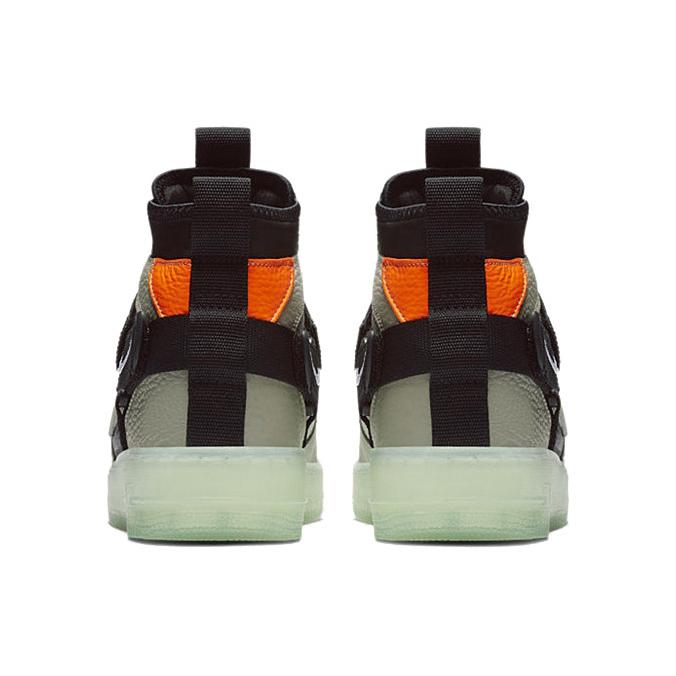 New Nike Air Force 1 Utility Mid Spruce Fog AQ9758-300