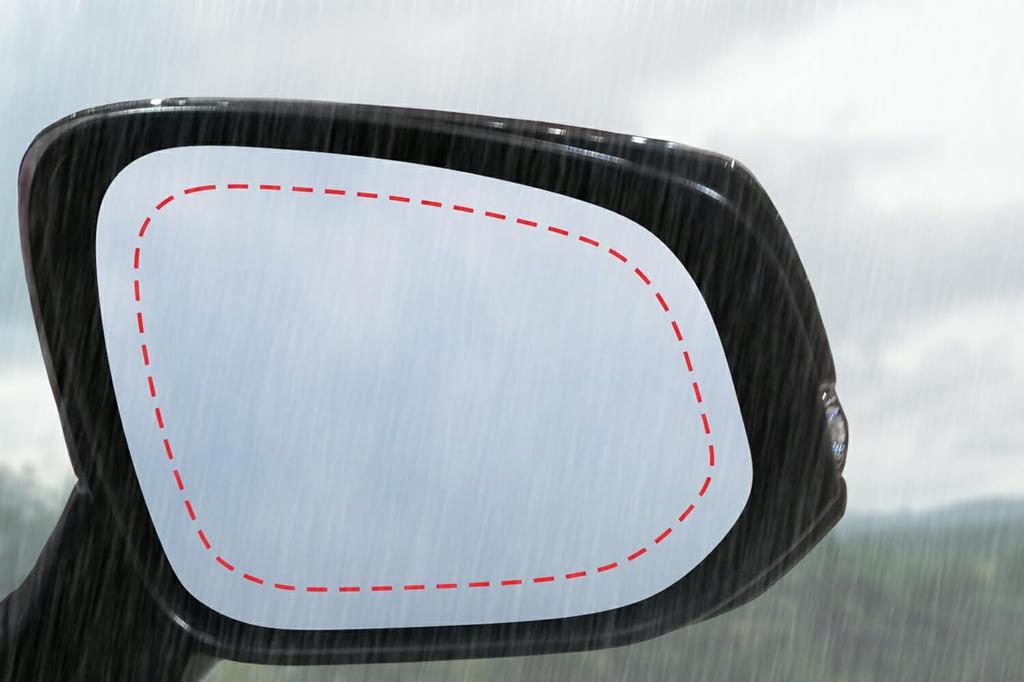 [Set mit 2] ClearView Hergestellt in Japan TOYOTA RAV4 Modell 2022 Hydrophiler Film, Tür