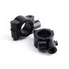 Left and Right Set Motorcycle Handle Mirror Mount Motorcycle Rearview Mirror Mount Clamp Universal