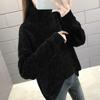 Autumn Winter Chenille Turtleneck Sweater Women's  Loose Elastic Thick Knitted Sweaters Solid Female Warm Base Shirt