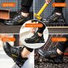 Men's Safety Shoes Steel Toe Men's Boots Anti-smash Anti-puncture Work Boot Working Footwears Slip-Resistant Boots Breatheable