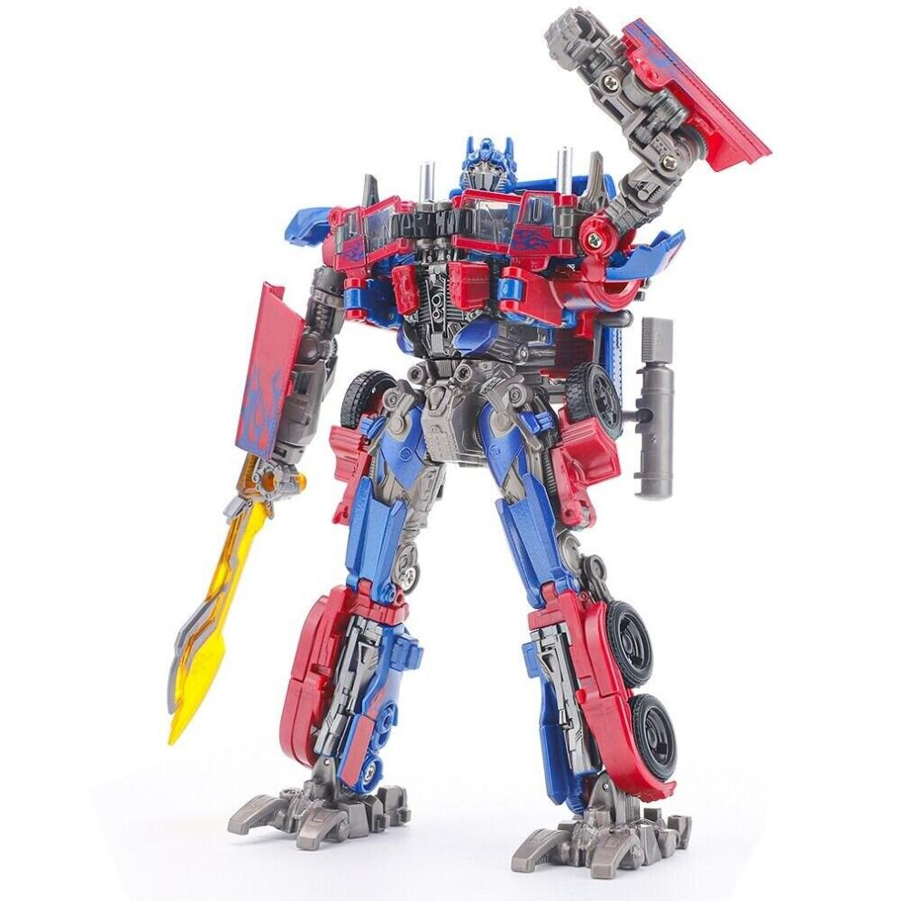 2-in-1 Transformer Car Toy - Alloy + ABS, Transformable Robot & Vehicle, Realistic Head, 17.5cm, Gift for Teens 14+
