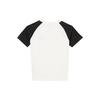 adidas Originals Camiseta de Manga Corta con Cuello Redondo a Rayas de Corte Slim para Mujer Tops Blanco JD0834