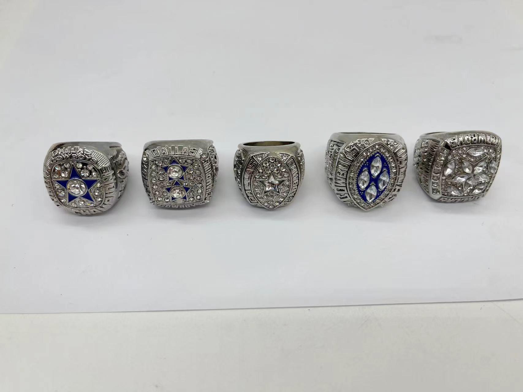 Dallas Cowboys 5-Year Super Bowl Championship Ring Set for Men Size 11