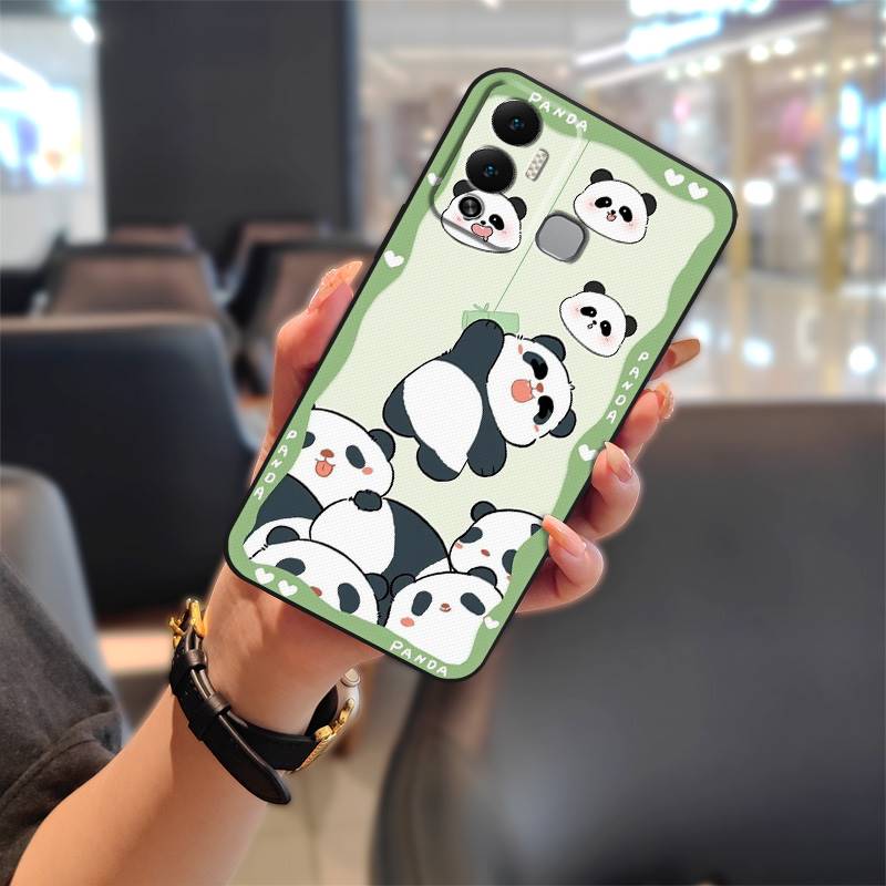 Anti-knock TPU Phone Case For Infinix Hot12 Play/NFC/X6816C Full Wrap Shockproof Cute Cover Waterproof Protective