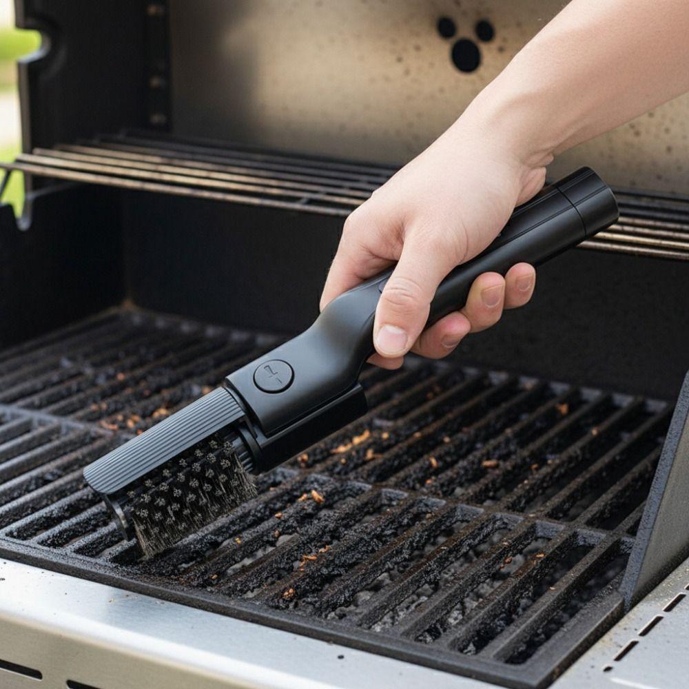 Adjustable Angle BBQ Cleaning Brush 360 Degree Rotate Barbecue Grill Cleaning Brush Kitchen