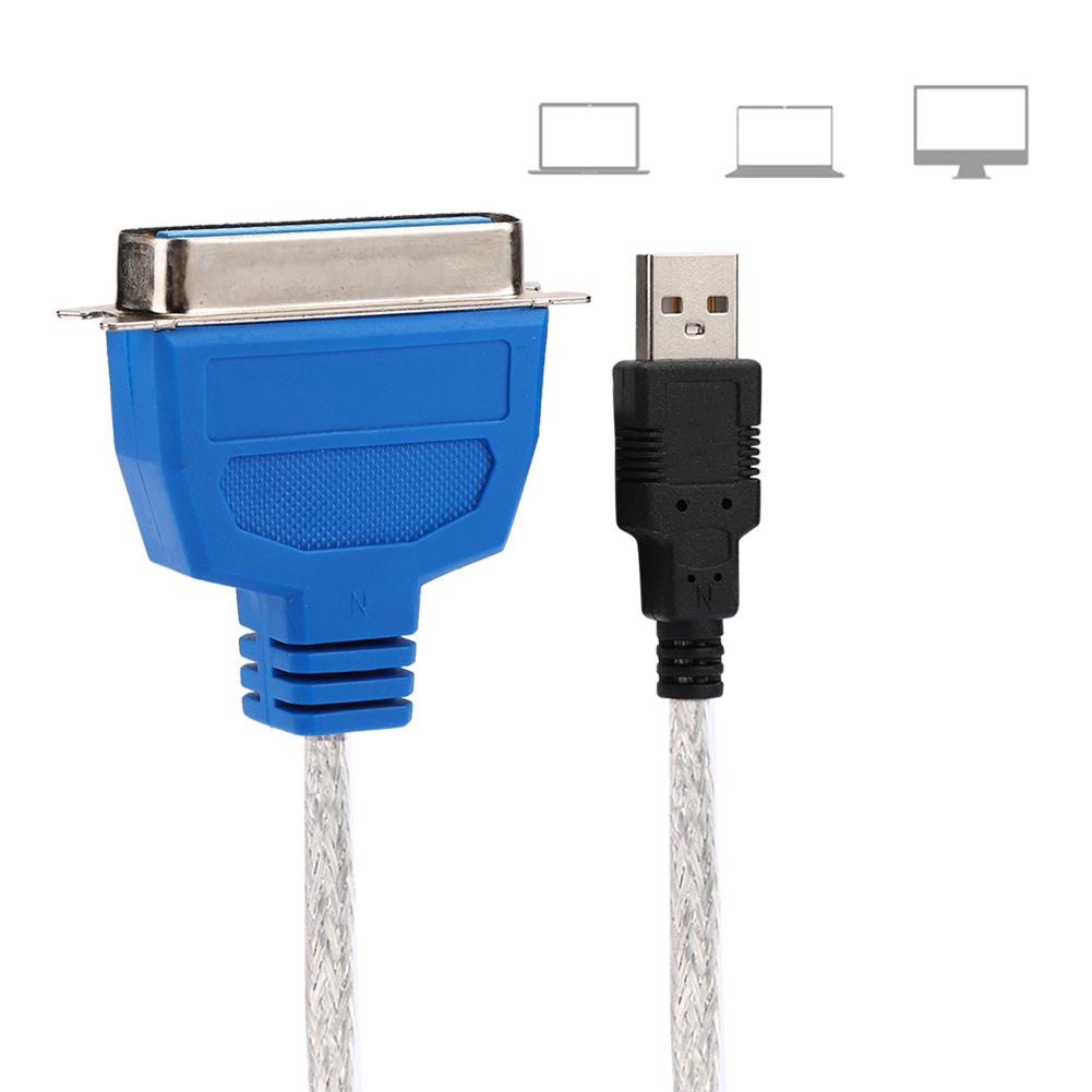 USB to 1284 Printer Cable Adapter Standard Cn36 Interface USB To Parallel Port Cable