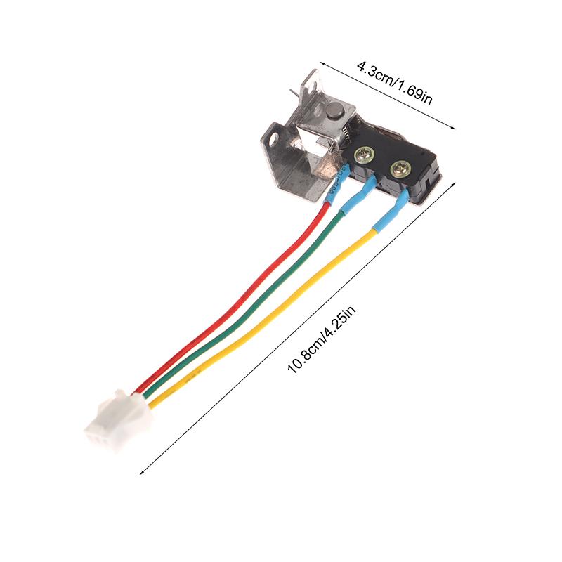 1Pc For Gas Water Heater 3 Wires Micro Switch With Bracket Universal Model Suitable For Most Valve Assembly Spare Parts