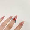 Transparent Cute Korean Girls Women Fashion Jewelry Acrylic Rings Resin Finger Rings
