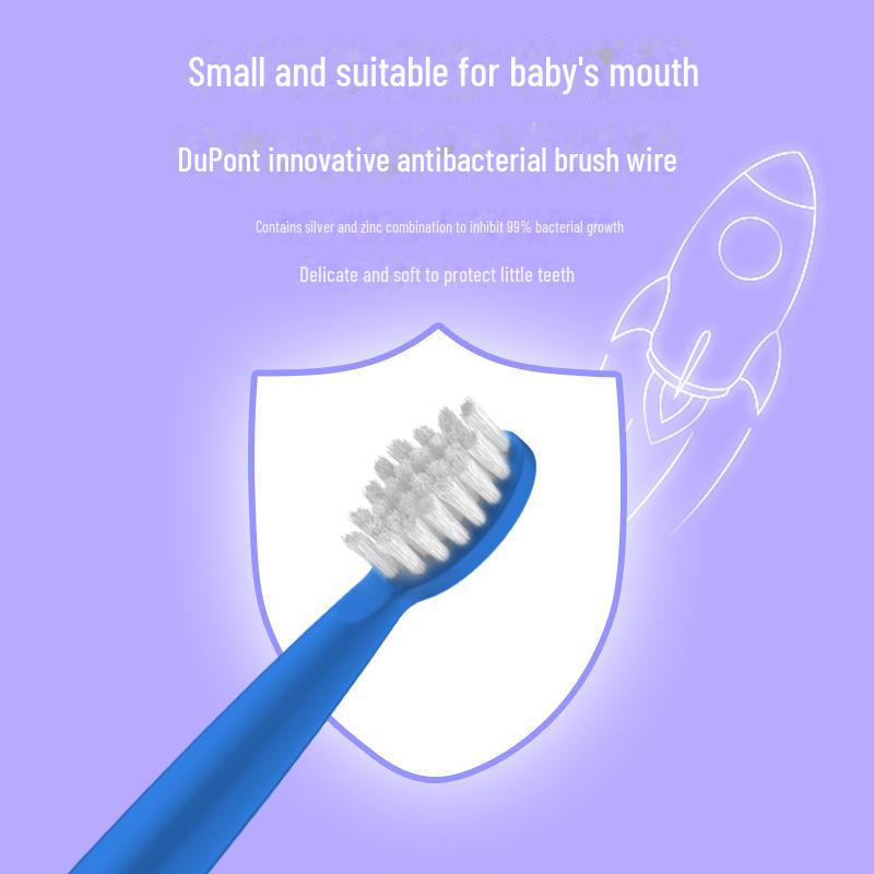 Children's Electric Toothbrush: Waterproof, Fully Automatic Sonic with DuPont Antibacterial Bristles.