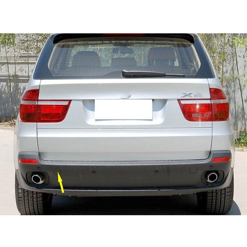 Fit For BMW X5 E70 Left Driver Rear Bumper Tow Hook Cover Tow Eye Flap 2007-2010