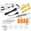 250V 25W Profissional Variável Constante Calor PLACA PLANA Fusões Extensão de Cabelo Queratina Bonding Ferramenta de Salão Ferro de Calor Varinha