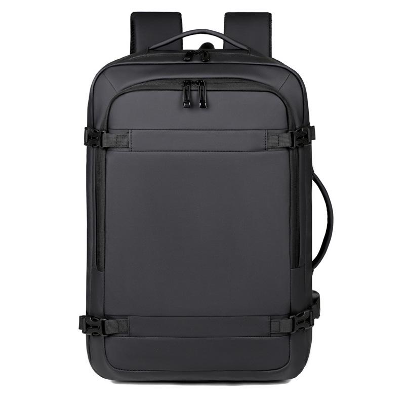 

Men s Expandable Business Travel Backpack, Large-Capacity Fashion Laptop Bag for 17-Inch Devices чёрный