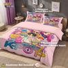3pcs K-Pop Demon Hunters Print coreless Bedding Set Multi Sized Bedrooms Dormitory duvet Cover Decoration Soft Machine Washable