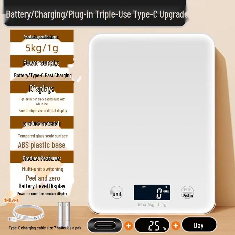 OUOETY Digital Kitchen Scale
