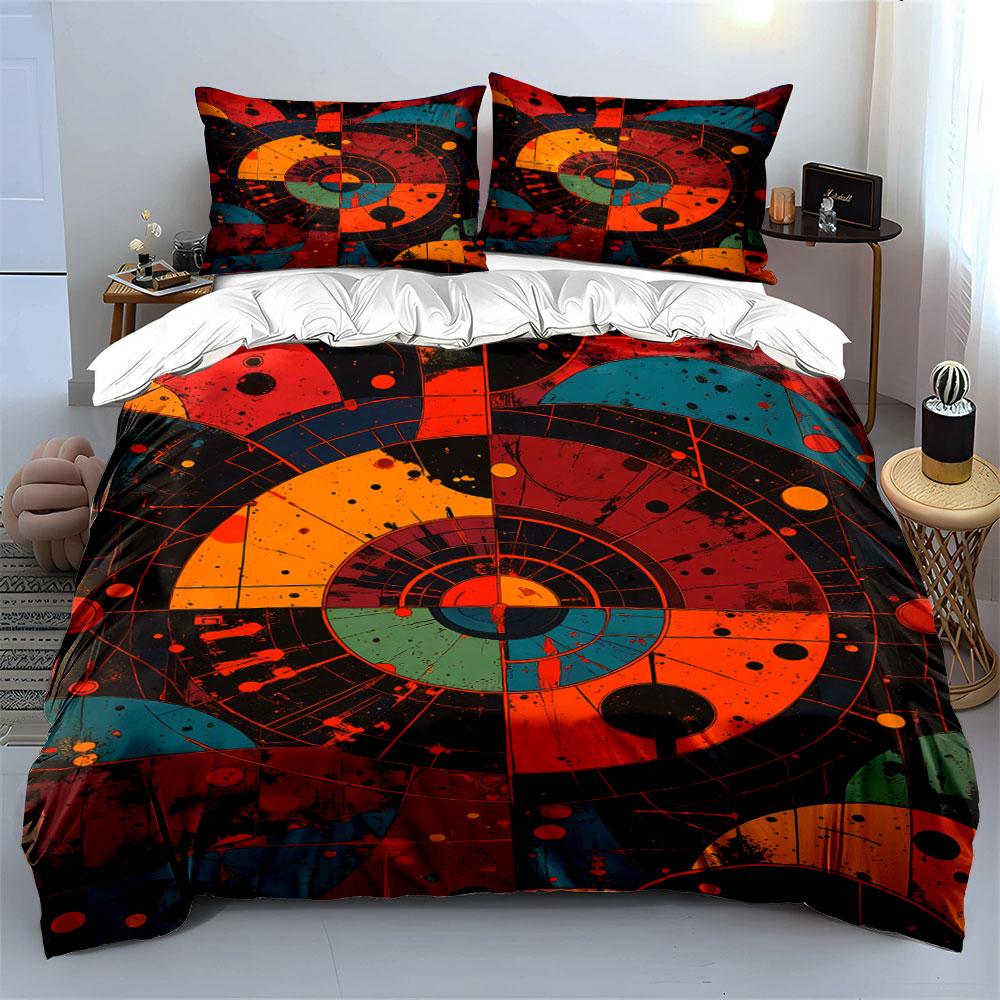 Abstract circular design. Bedding sets Duvet cover sets Duvet covers Pillowcases(1* Duvet Cover 2* Pillowcases without duvet insert)