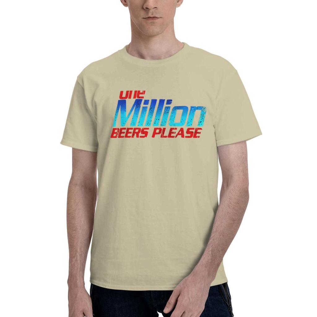 One Million Beers Please 100 Cotton Casual Breathable Confortable T Shirt Funny Mens TShirts Mens Gifts