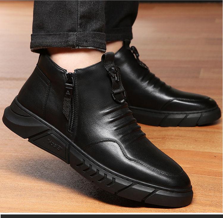 New Snow Boots Protective and Wear-resistant Sole Man Boots Warm and Comfortable Winter Walking Boots Big Size