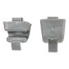 Auto-Sonnenblenden-Clips, graue Kunststoff-Clips 26-810-00-12-8412, passend für Mercedes-Benz W123 W124, Halterungshalter, Auto-Innenraum-Clips