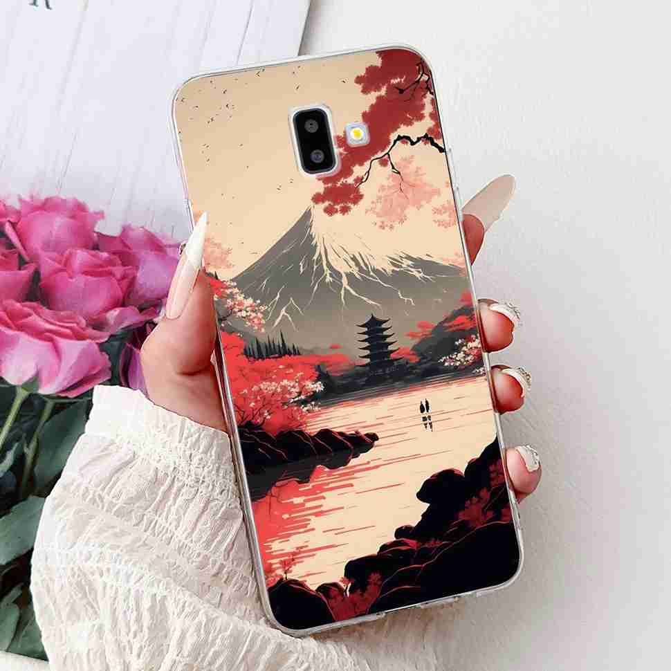 For Samsung Galaxy J6 Plus Case J610F J610G Popular Painted Phone Cover Soft Silicone Cases For Samsung J6 Plus GalaxyJ6+ Coque