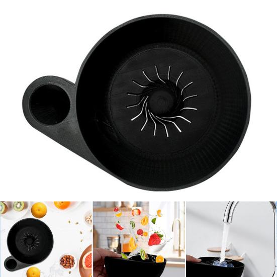 Automatic Vegetable Washer Fruit Cleaner BPA Free Easy to Use Food Washing Spinner Portable Fruit Wash Bowl