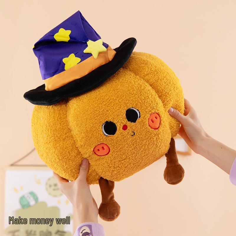 Halloween Plush Pillow: Cute Pumpkin Ghost Festival Toy Gift Cushion