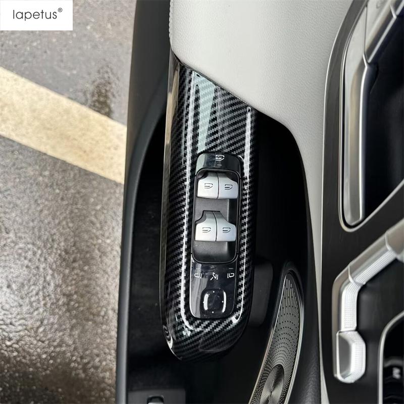 Rear Armrest Box AC Air Panel / Gear Shift / Water Cup / Hand Brake Cover Trim Accessories For Benz E-Class W214 E300 2024 2025