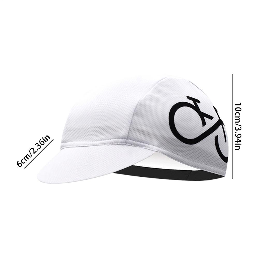 Cycling Drying Cycling Caps Retro Cooling Caps Bicycle Helmet Liner Caps High Elasticity Sweat-Wicking Hat Stylish and Trendy белый