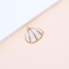 Electroplated Natural Shell Conch Scallop Pendant for DIY Necklace & Bracelet Jewelry