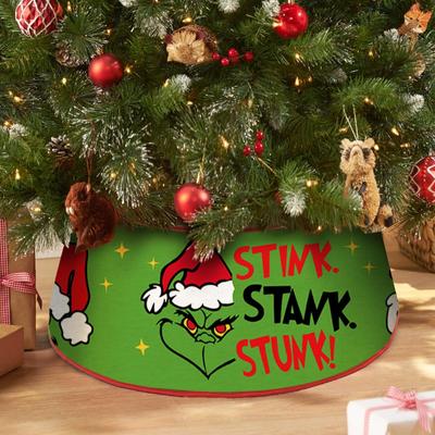 Christmas Tree Bottom Decoration Christmas Tree Surround Cartoon Print Christmas Tree Bottom Decoration Tree Skirt