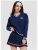 Women's Long Sleeve College Style Hoodie - Winter Running Loose Fit Top