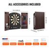 Dartboard and Cabinet Set Complete with All Accessories Easy Assembly