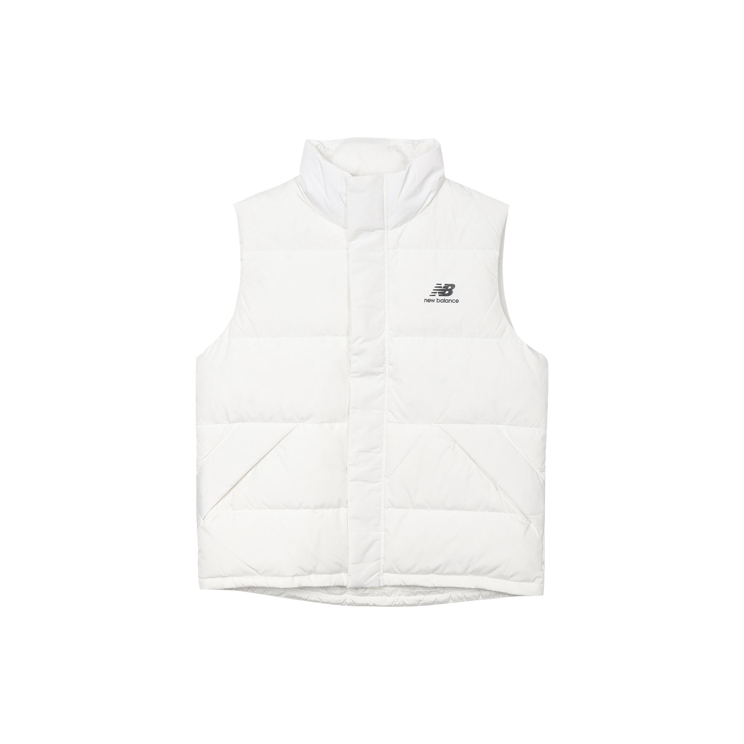 New Balance Plain Athletic Vest Asia Sizing White Men s AMV23347-CIC XL