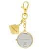 Fieldwork Women's Analog Pocket Watch with Keychain, Beige, mofusand MSD003-2