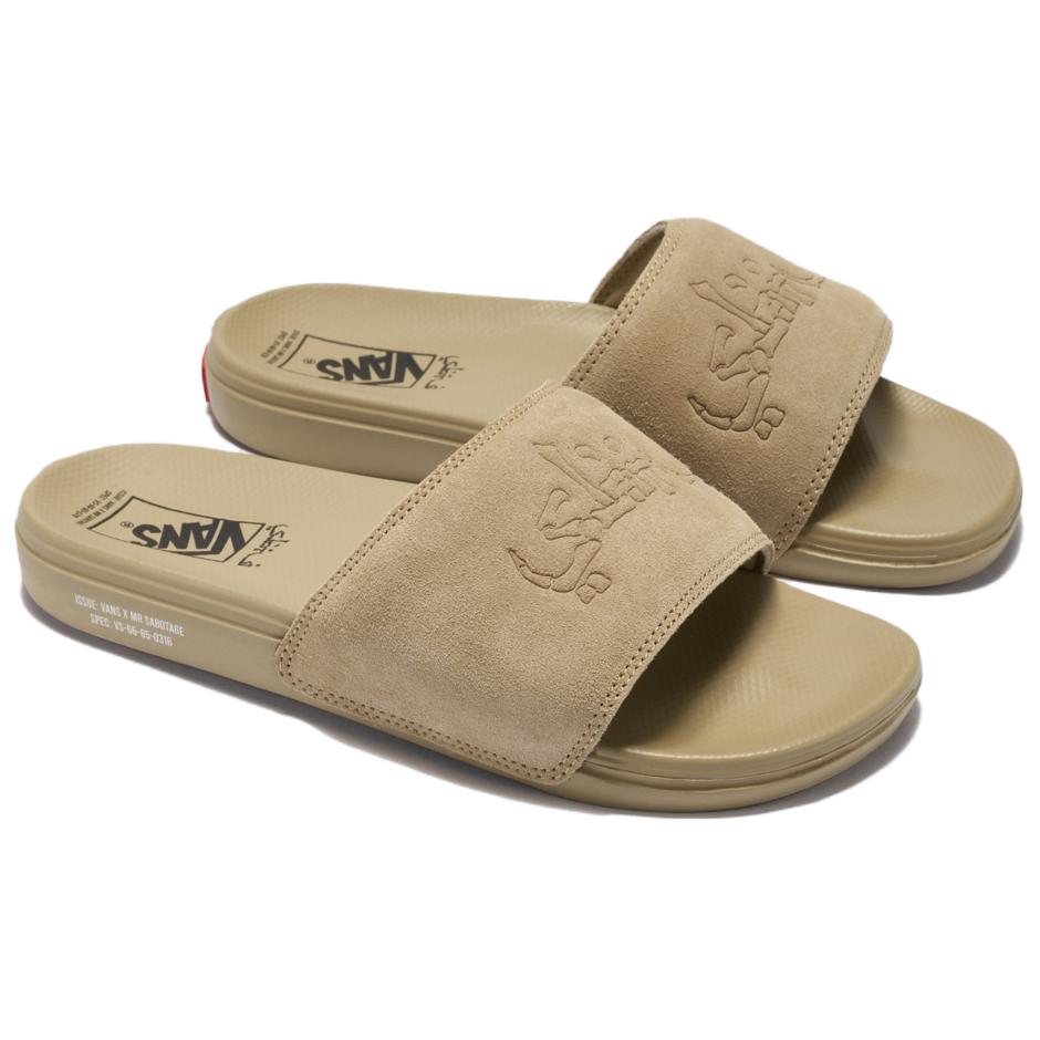 Vans Sbtg X  La Costa Comfortable Fashion Slide Sandals Unisex Footwear Khaki VN0A5HF54MG1