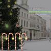 Candy Cane Solar LED Christmas Garden Lights - Plug-Free Outdoor Decor