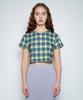 FAKEMAMA Popsicle Check Crop Top [Yellow]