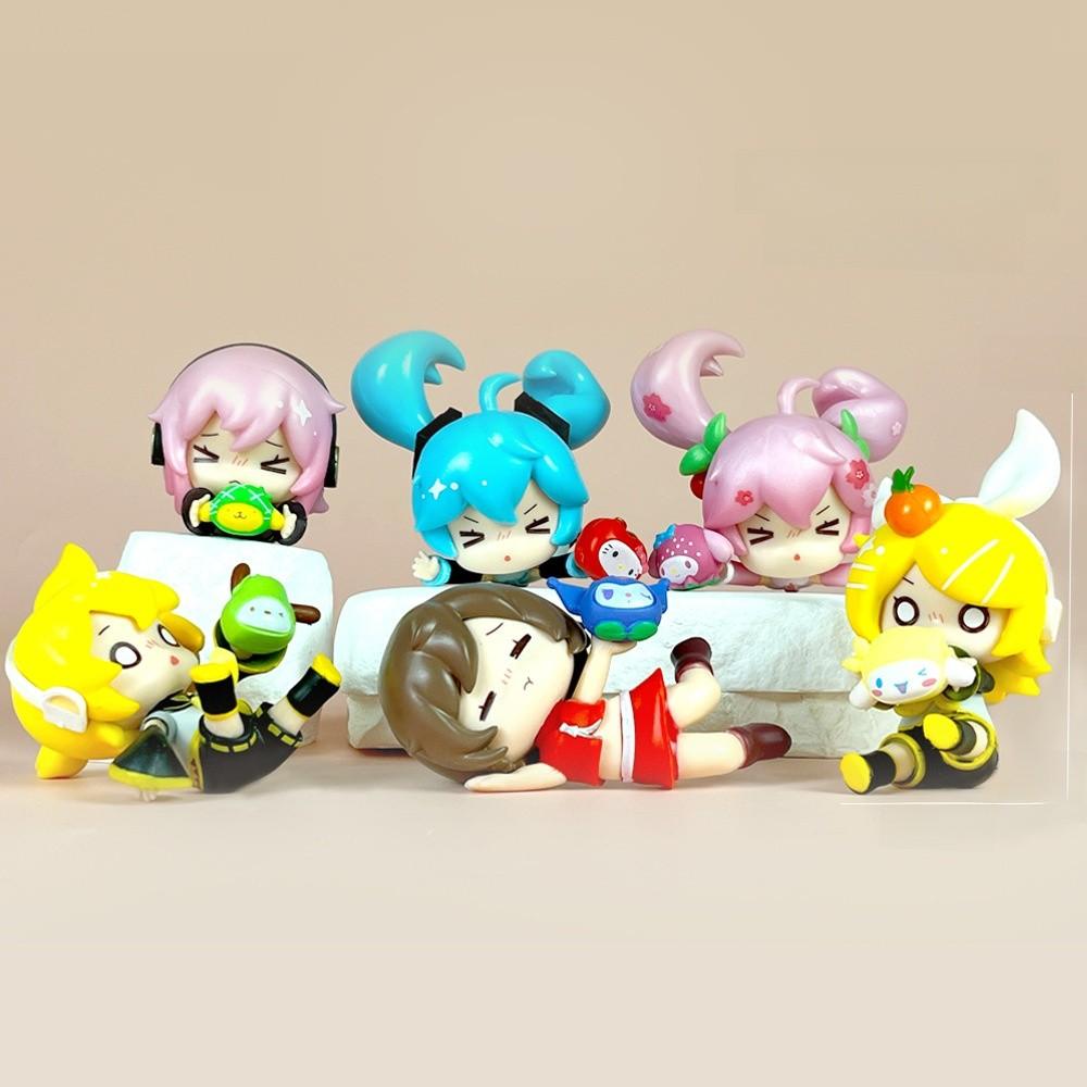Hatsune Miku Pvc Figurine Collection Set With Assembly For Anime Enthusiasts And Display