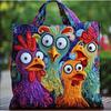 3D Printed Tote Bag 600D Oxford Cloth Womens Fashion Shoulder