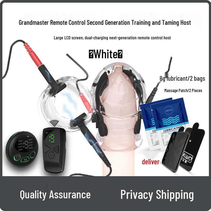 SM Choc Électrique Dispositif d'Entraînement Érotique pour Désensibilisation et Endurance du Pénis