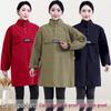 Unisex Korean Lapel Taslon Pullover Apron for Cooking