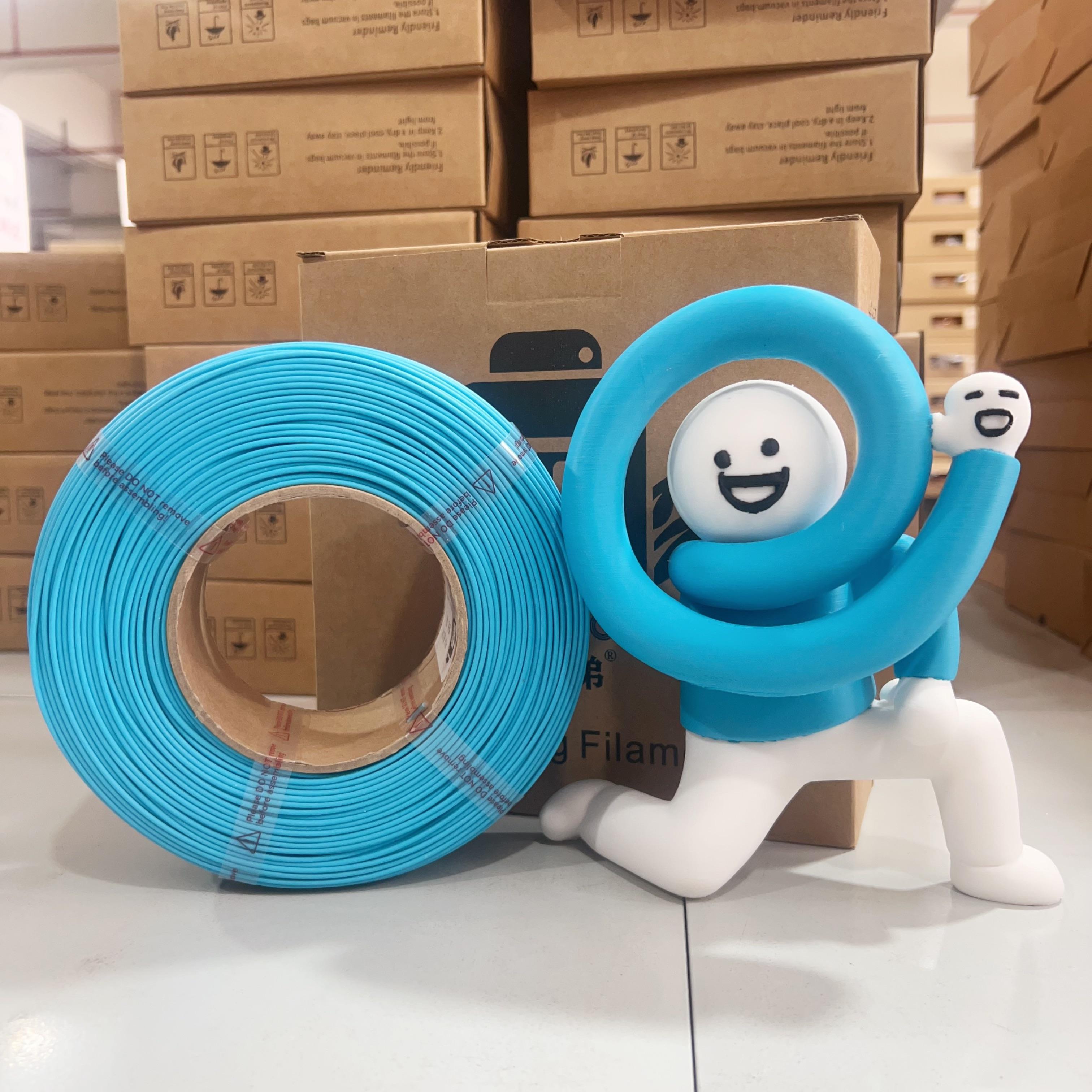 PLA Matte Blue Eco-friendly Plastic 1.75mm 1kg Spool Tangle-Free 3D Printer PLA Filament PLA&3D Printing Filaments&PLA
