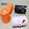 Haunted House Decoration Light Flameless Halloween Candle with LED Light Ghost Face Pumpkin Skull Design Outdoor Safe Battery Operated Indoor