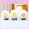Plush Boiled Egg Doll Cartoon Keychain Bag Decoration Pendant Gift Cute Toy