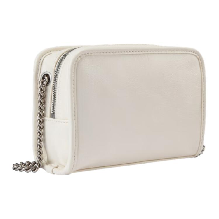 New CALVIN KLEIN SS25 Synthetic Material Crossbody Bag, Shoulder Bag Medium Women's Ivory 4K0005G-YAS