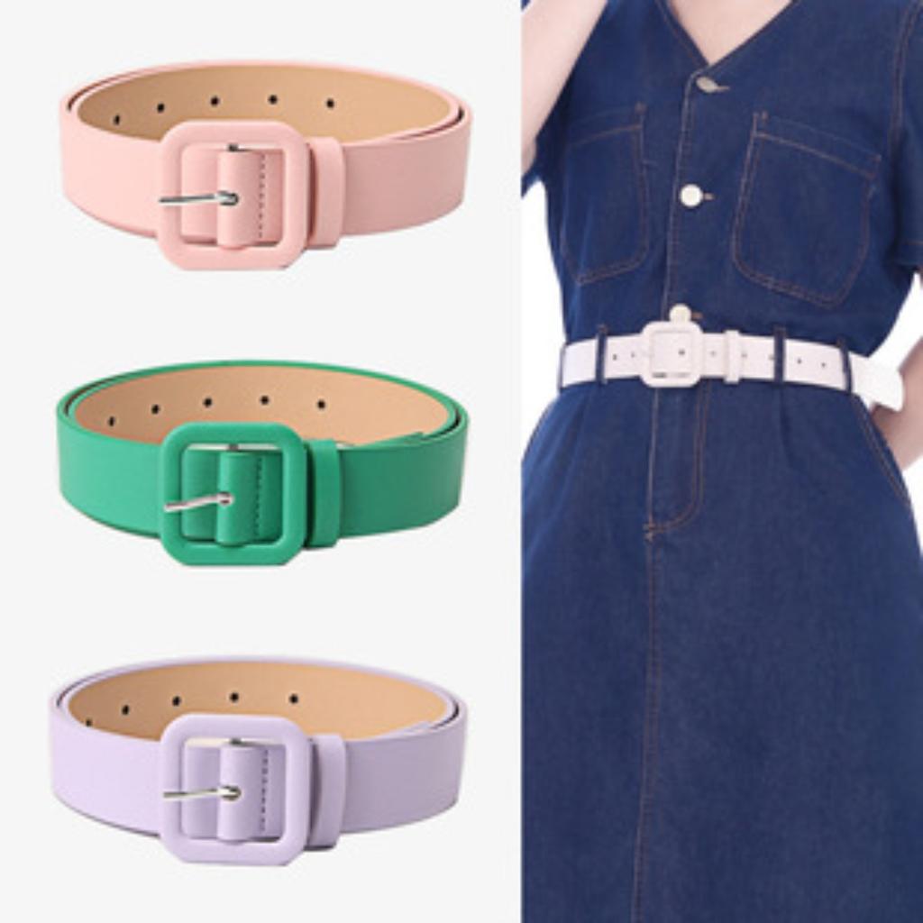 Popular women's Korean version of the versatile belt, alloy Japanese pin buckle belt pu surface, tide belt manufacturer hair