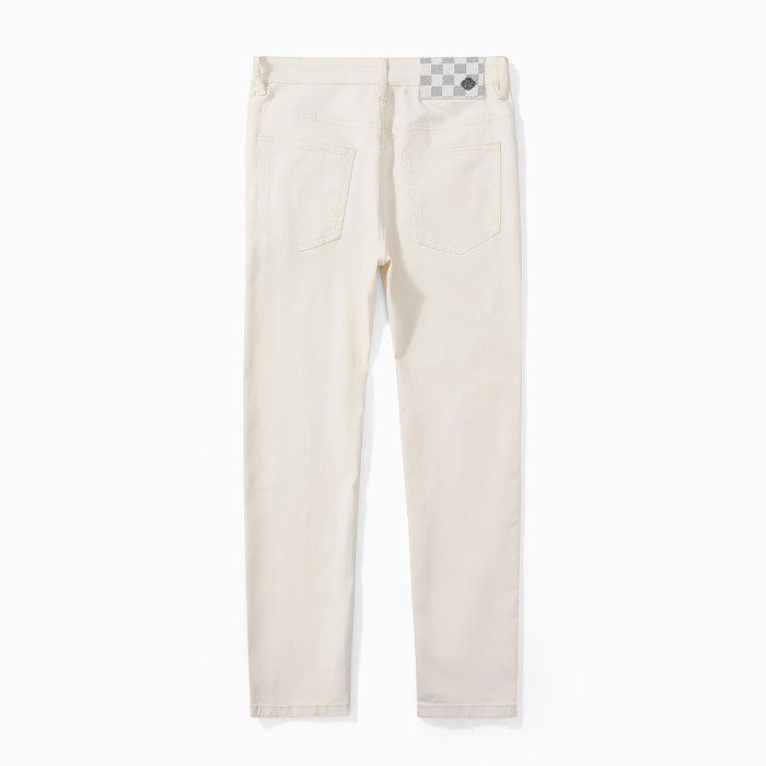 

Новые весенне-летние узкие прямые джинсы, длинные брюки для мужских брюк, повседневные 38