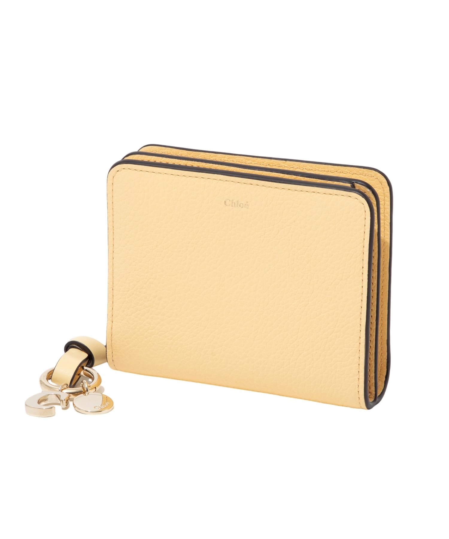 

Bifold Wallet CHC22WP765F57 ALPHABET SOFTY YELLOW [Chloe] Women s [Item]